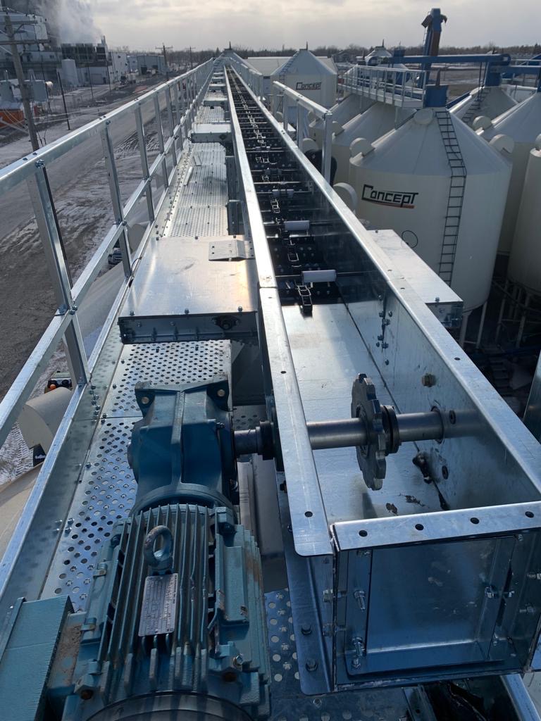 Galvanized Bin Catwalk Systems