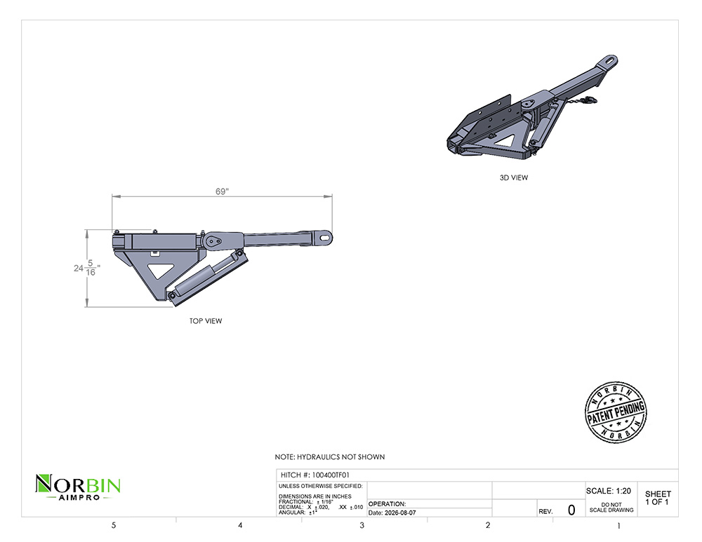 Farm King Auger Attachment Drawing